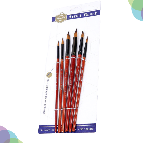 Keep Smiling Synthetic Taklon Brush Sets Keep Smiling Synthetic Taklon Brush Sets 1