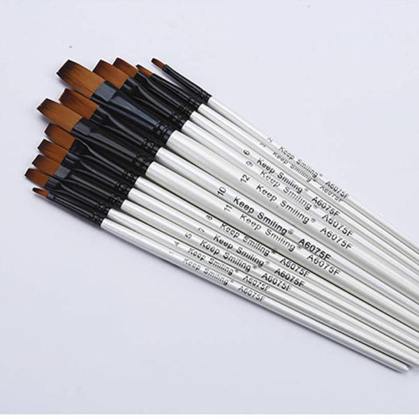 Keep Smiling Synthetic Taklon Brush Sets Short Handle - Image 2