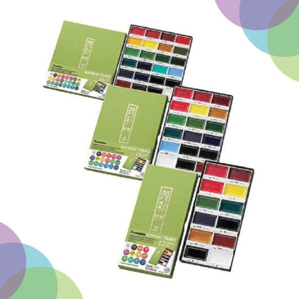 Zig Kuretake Gansai Tambi Watercolour Sets Zig Kuretake Gansai Tambi 1