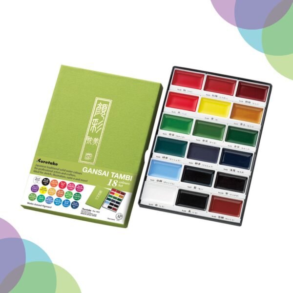 Zig Kuretake Gansai Tambi Watercolour Sets Zig Kuretake Gansai Tambi 4