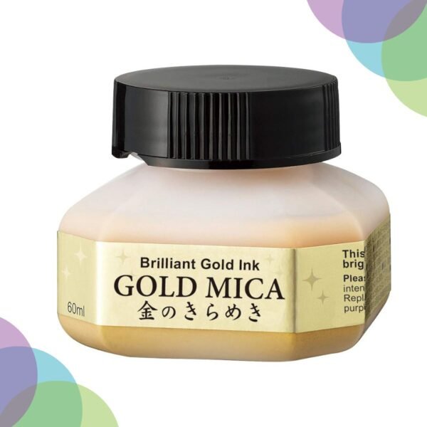 Zig Kuretake Gold Mica Ink 60Ml