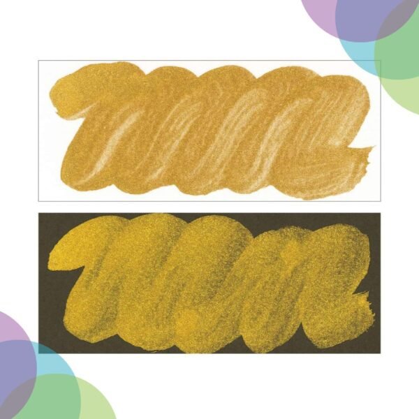 Zig Kuretake Gold Mica Ink 60Ml Zig Kuretake Gold Mica Ink 60Ml 2