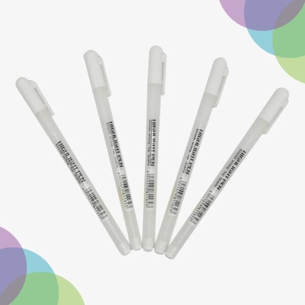 Keep Smiling Gel Pen White