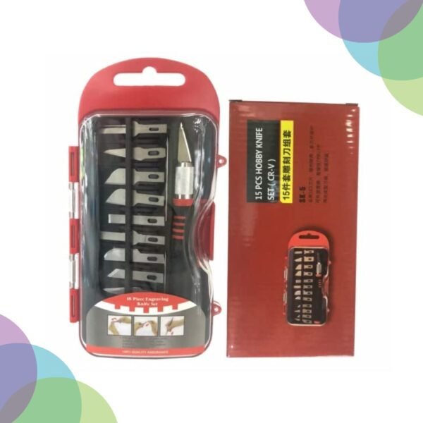 Keep Smiling Hobby Knife Set 15