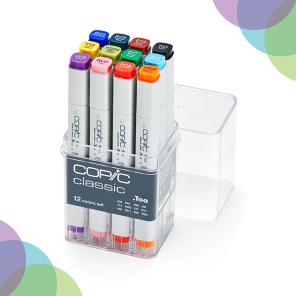 Copic Classic Marker 12 Set Basic