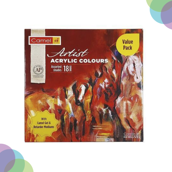 Camel Artist Acrylic Colour Sets - Image 5