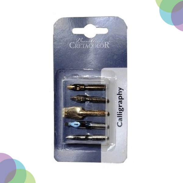 CRETACOLOR Calligraphy Nibs Set of 5 CRETACOLOR Calligraphy Nibs Set of 5