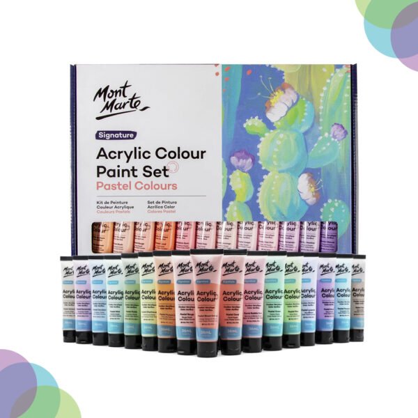 Mont Marte Acrylic Colour Pastel Colour Sets