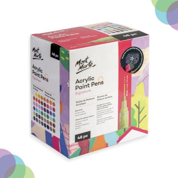 Mont Marte Acrylic Paint Pens Broad Tip Sets