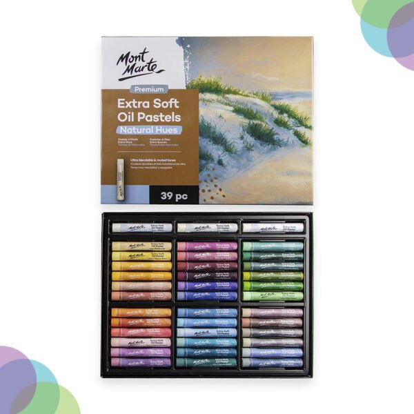 Mont Marte Extra Soft Oil pastel Natural Hue Sets