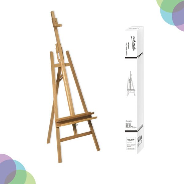 Mont Marte Floor Easel w/Tilt Beech Wood