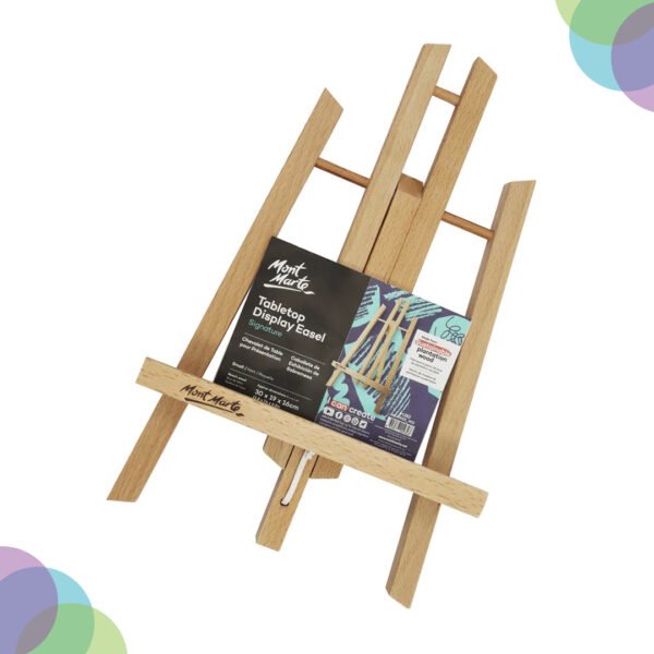 Mont Marte Mini Display Easel Beech Small