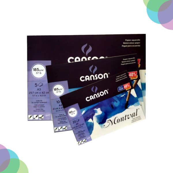 Canson Montval Cut Packets 185Gsm