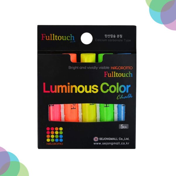 HAGOROMO Fulltouch Luminous Chalk  5 colours Set of 5