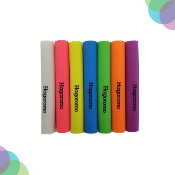 HAGOROMO Rainbow Eraser set of 7