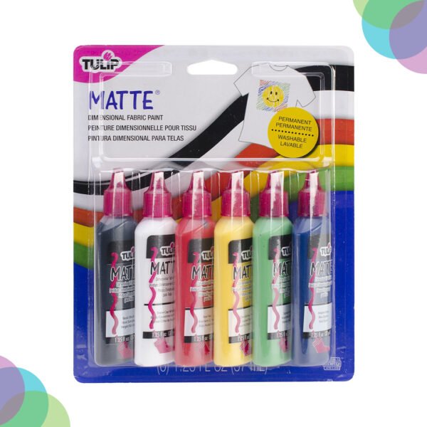 Tulip Fabric Paint Matte Set Of 6 15553 Tulip Fabric Paint Matte Set Of 6 15553