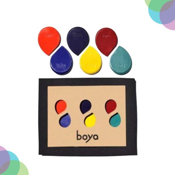 Boya Artist Crayons (Rainbow Set Of 6)