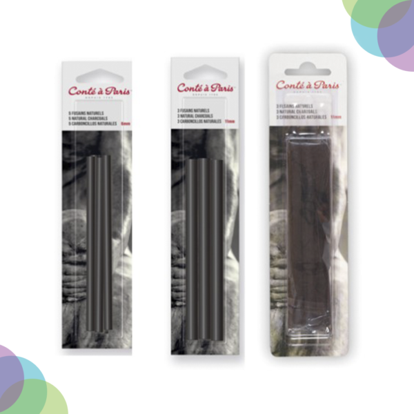 Conte A Paris Natural Charcoal Sets Conte A Paris Natural Charcoal Sets