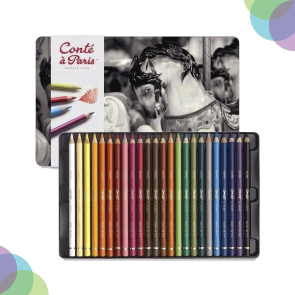 Conte A Paris Pastel Pencils Set Of 24 Conte A Paris Pastel Pencils Set Of 24