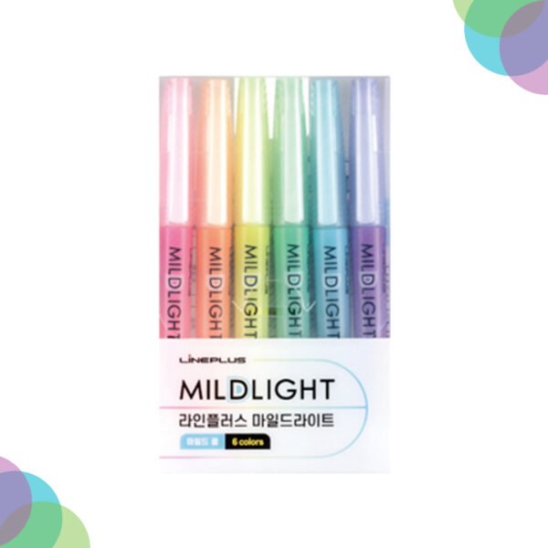 Lineplus Highlighter Mildlight Mild Cool-6Pc Set