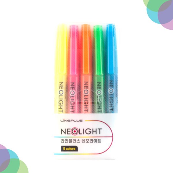 Lineplus Highlighter Neolight 5 Pc Set