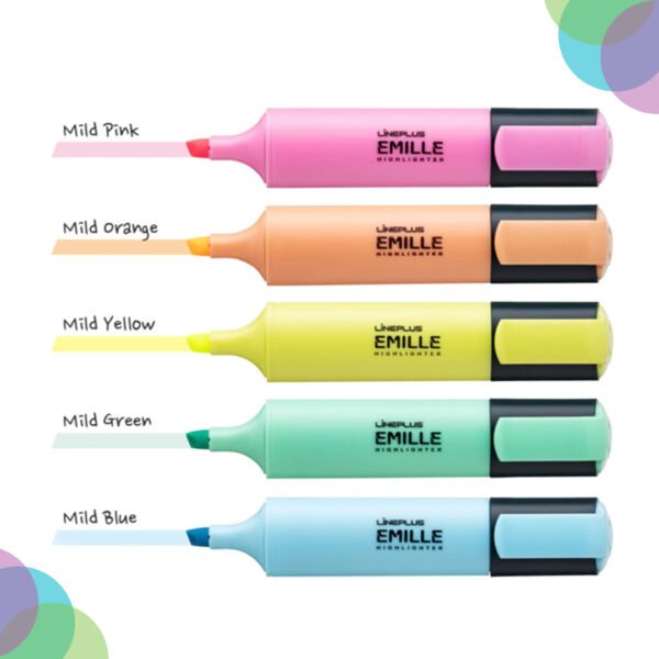 Lineplus Pastel Emile Highlighter Individual