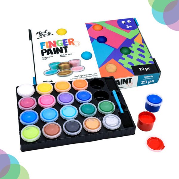 Mont Marte Finger Paint Sets