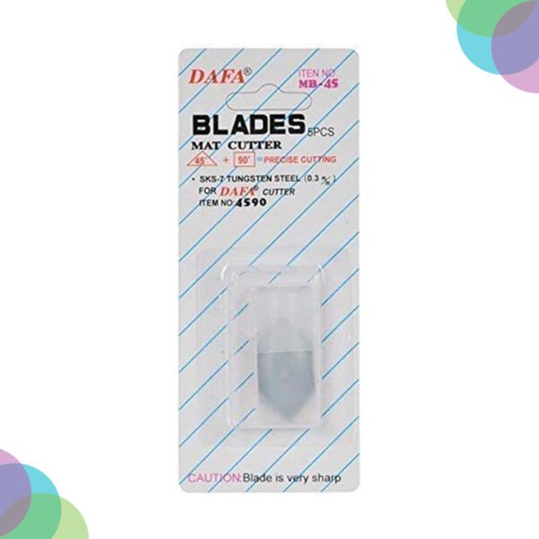 Dafa Mount Board Cutter Replacement  Blades Pack of 5 (MB-45)