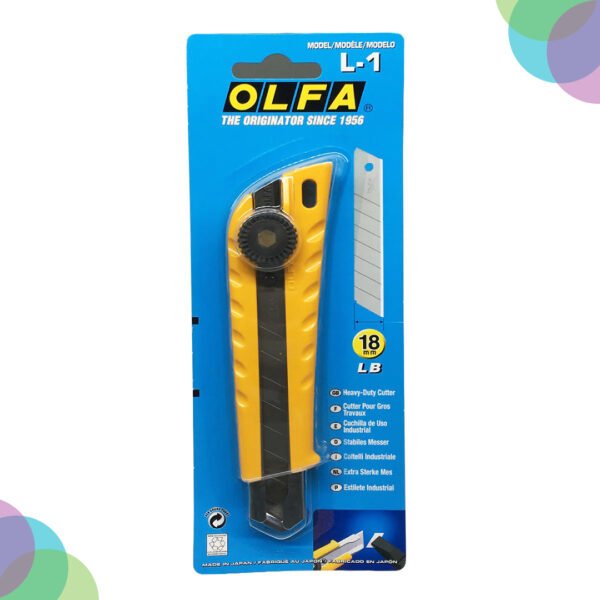 Olfa Ratchet Lock Utility Knife 18mm ( L-1 ) Olfa Ratchet Lock Utility Knife 18mm L 1