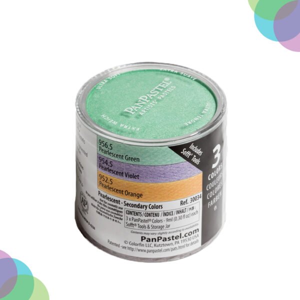 PanPastel Pearlescent Colour Set Of 3 Secondary (30034) PanPastel Pearlescent Colour Set Of 3 Secondary 30034