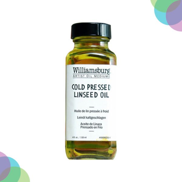 Williamsburg Cold Pressed Linseed Oil 118ml