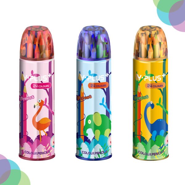 YPLUS Colour Pencil Forest Shade Sets