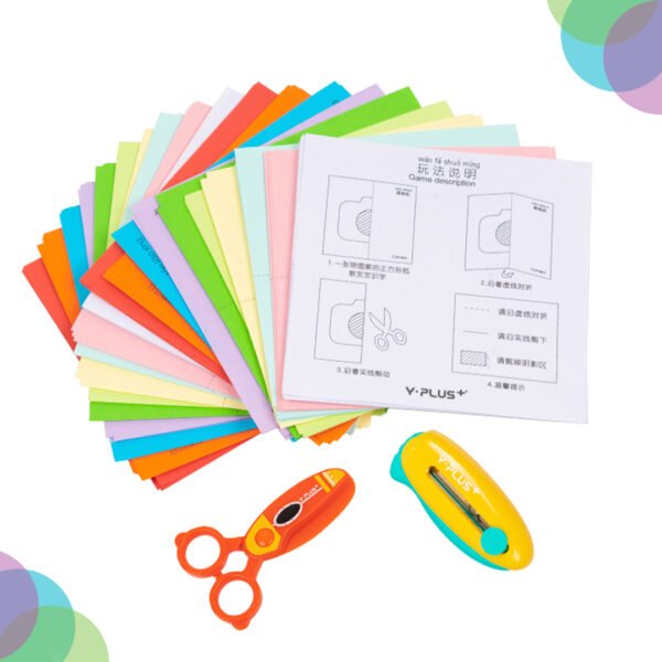 YPLUS Paper Cutting Kit with Safety Seissors