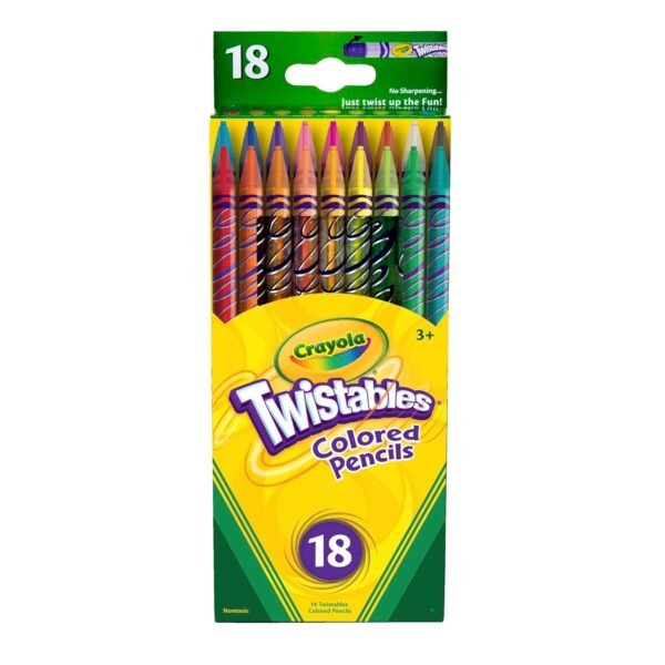 Crayola Twistables Colored Pencil Set of 18