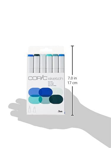 Copic Markers 6-Piece Sketch Set