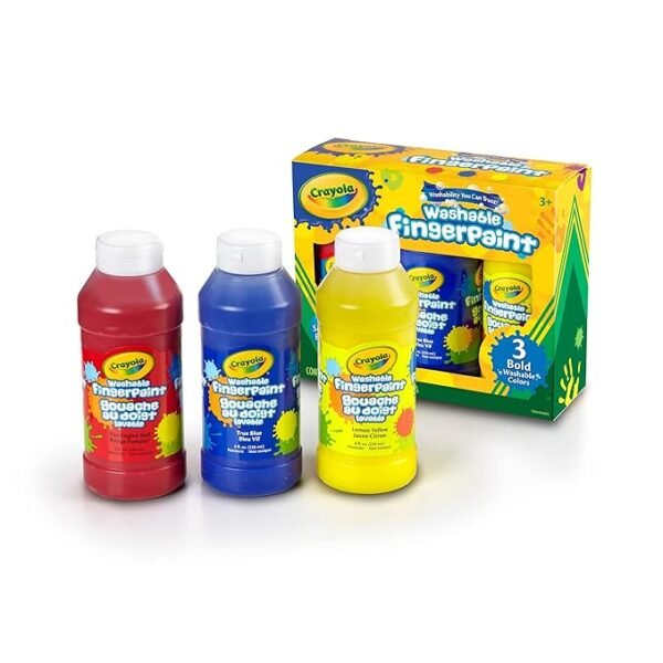 Crayola Washable Finger Set of 3 Bright Colours