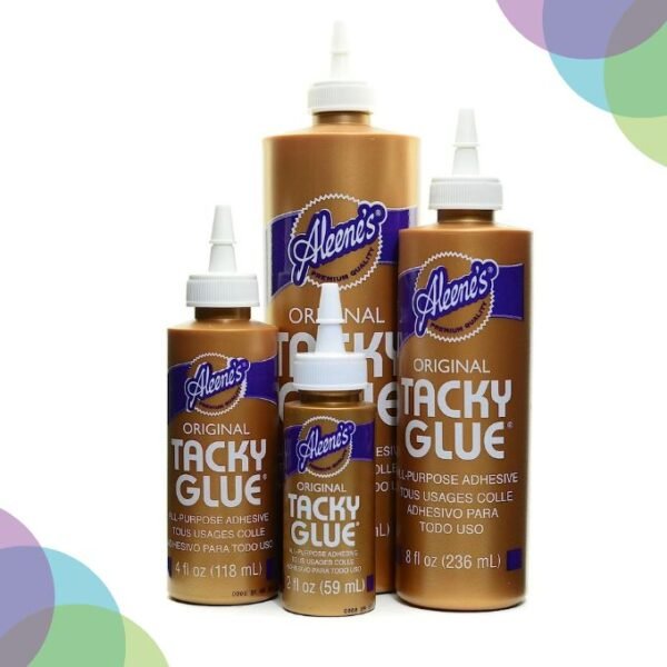 Aleene’s glue with strong, reliable adhesion for art, crafts and school use