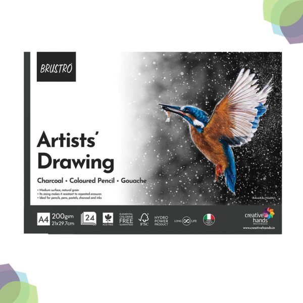 BRUSTRO Drawing Glued Pad 200 GSM
