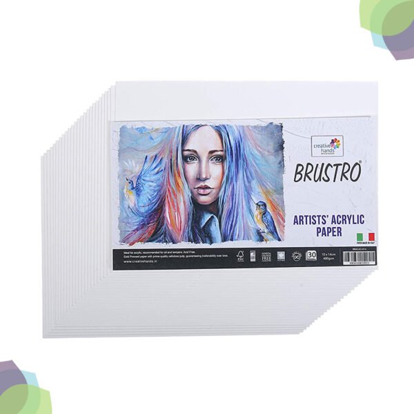 BRUSTRO Artists' Acrylic Paper 400 GSM
