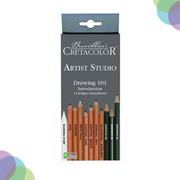 CRETACOLOR Artists Studio Line Drawing 101 Introduction Set of 11