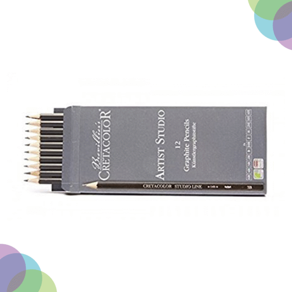 CRETACOLOR Artists Studio Line Graphite Pencil Set of 12