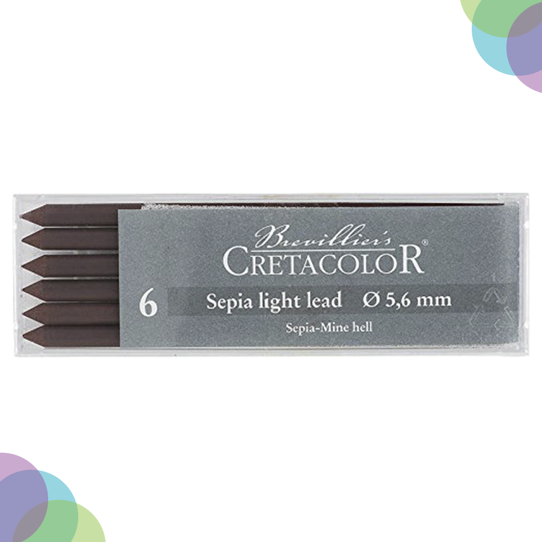 CRETACOLOR Artists' Sepia Dry Leads