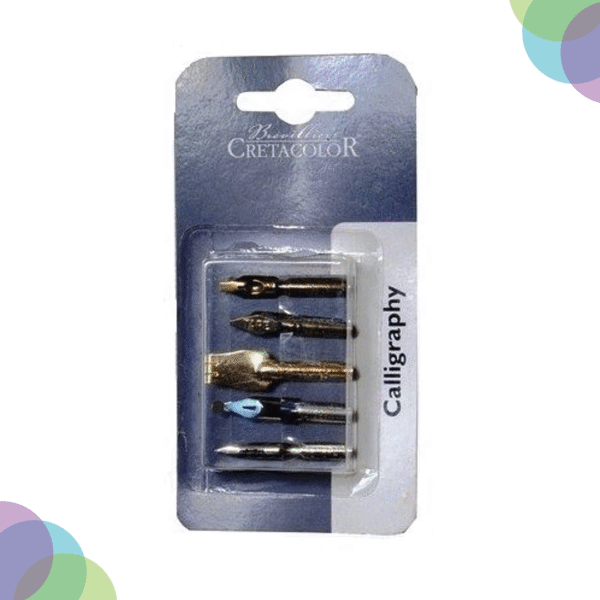 CRETACOLOR Calligraphy Nibs Set of 5