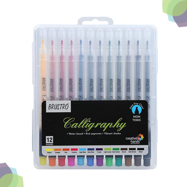 BRUSTRO Calligraphy Pen Set of 12