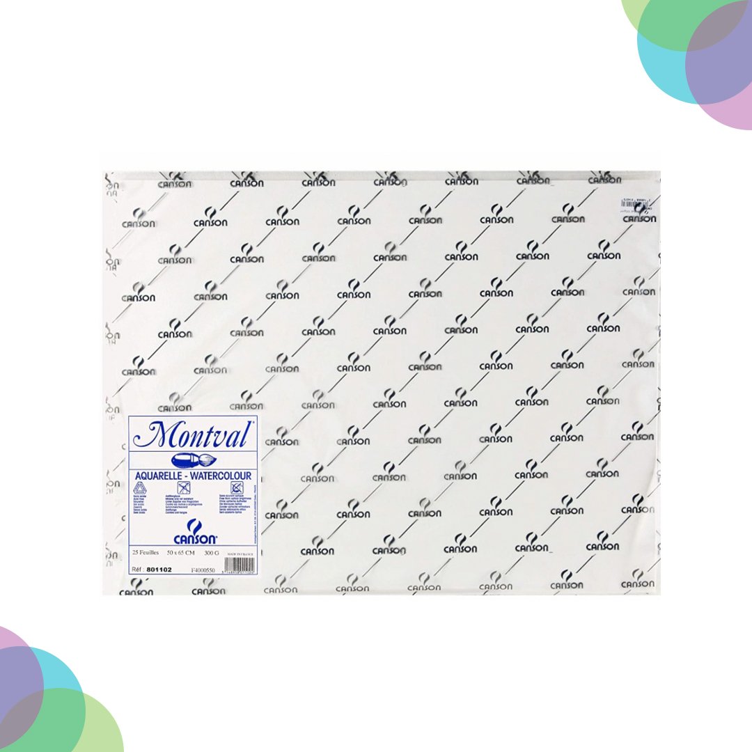 Canson Montval Cold Pressed 300Gsm Sheets