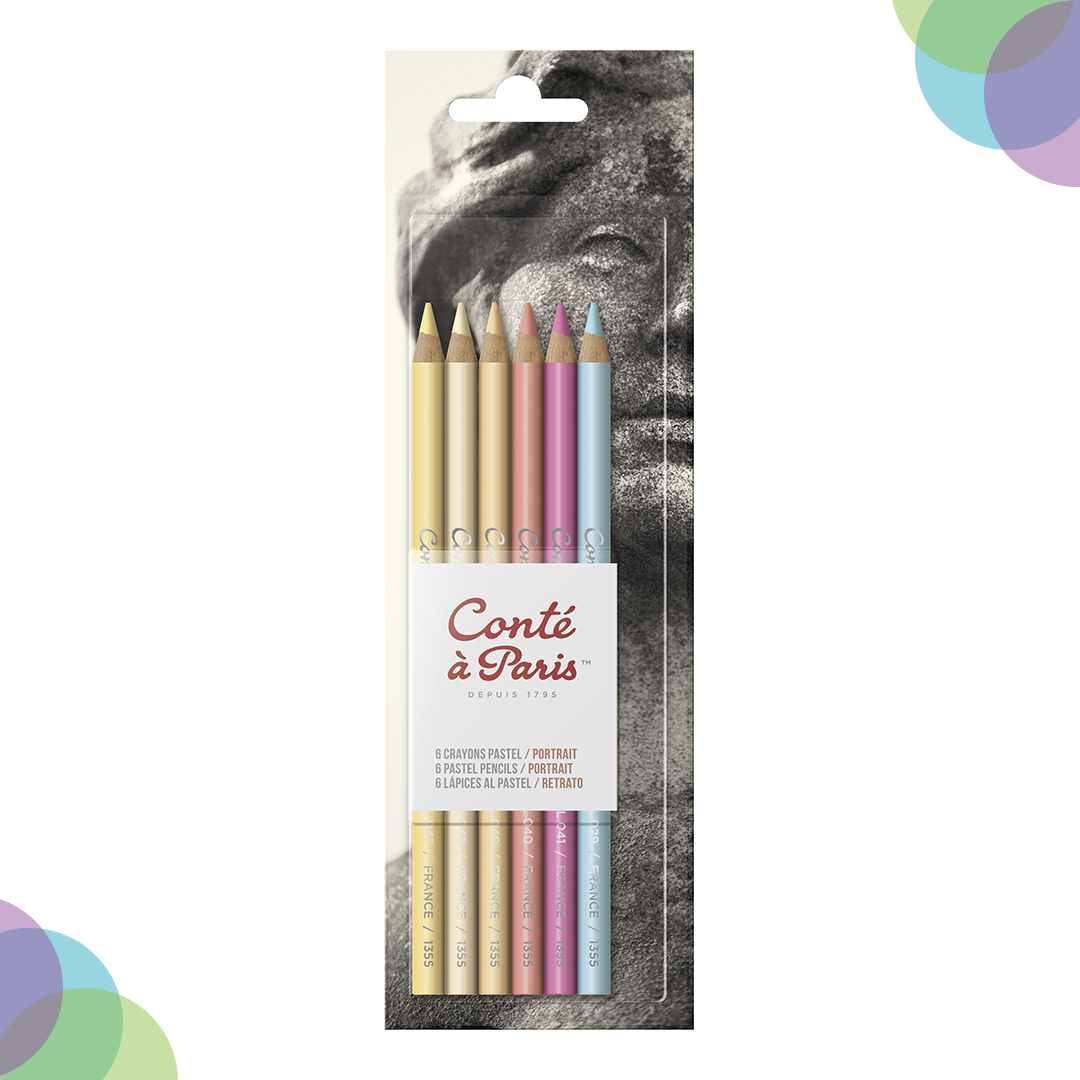 Conte A Paris Pastel Pencils Set Of 6 Portrait