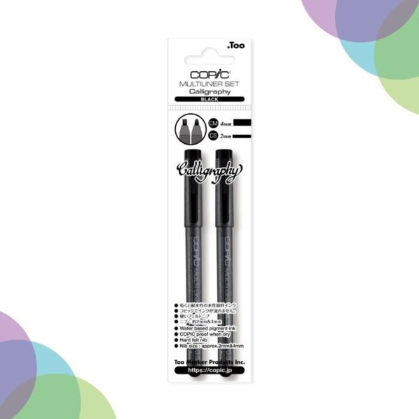 Copic Multiliner 2Pc Set Calligraphy