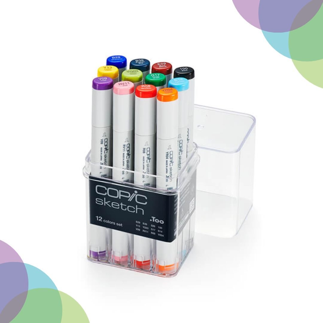 Copic Sketch Marker 12 Set Basic