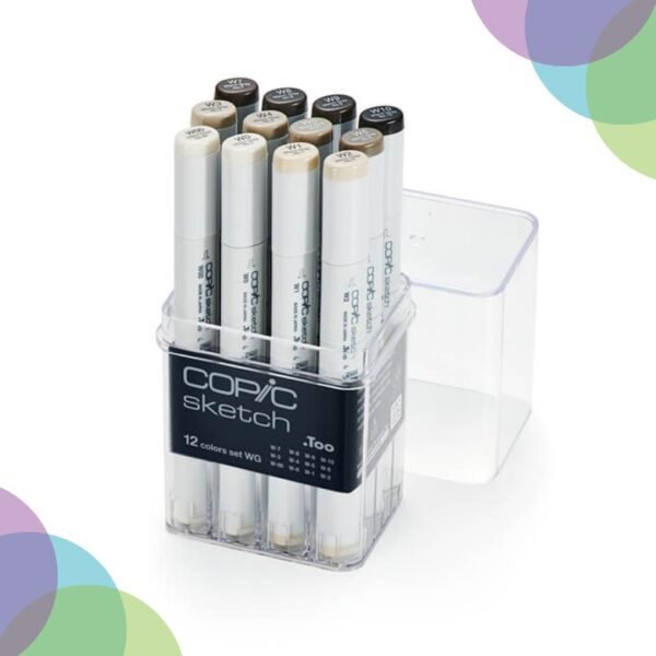 Copic Sketch Marker 12 Set Warm Gray