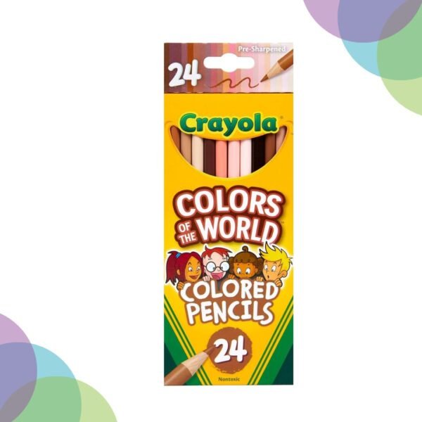 Crayola Colors of the World Colored Pencil Set of 24